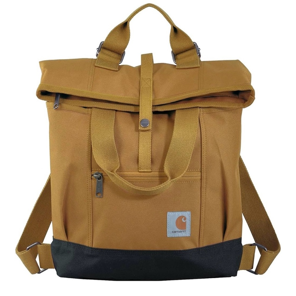 Carhartt Classic Brown Convertible Tote Shoulder Bag Backpack